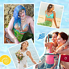 Natural Shell & Alloy Starfish Charm Bracelet & Bib Necklace & Adjustable Ring & Dangle Stud Earrings & Aligator Hair Clip & Mini Crossbody Bags SJEW-PH0001-11-6