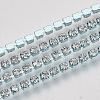 Electrophoresis Iron Rhinestone Strass Chains CHC-Q009-SS6.5-A01-1-1