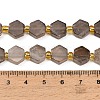Natural Smoky Quartz Beads Strands G-F833-B07-01-4