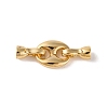 Brass Fold Over Clasps KK-U016-12G-1