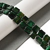 Natural Green Tiger Eye Beads Strands G-L596-A01-B01-2