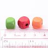 Dyed Natural Wood Beads X-WOOD-R249-063-4