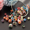 Handmade Gold Sand Lampwork Beads LAMP-CD0001-06-3