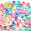 200Pcs Opaque Acrylic Beads SACR-SP0001-35B-7