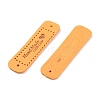 PU Leather Label Tags DIY-H131-A04-2