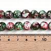 Baking Paint Glass Beads Strands DGLA-N003-10mm-A09-4