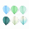 Spray Painted Glass Pendants GLAA-N042-004-2