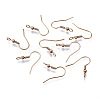 304 Stainless Steel Earring Hooks X-STAS-S111-003RG-1