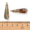 Synthetic Aqua Terra Jasper Pendants GG-CBAA20A-11G-01-3