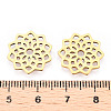 304 Stainless Steel Filigree Joiners Links STAS-T044-40G-2