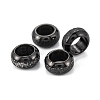 Frosted 201 Stainless Steel European Beads STAS-B020-13EB-1