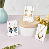 12Pcs Acrylic Earring Display Stands EDIS-CP0001-02-4