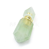 Faceted Natural Australia Jade Openable Perfume Bottle Pendants G-E556-12C-2