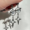 Alloy Acrylic Hoop Earrings FS-WG48066-01-1
