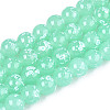 Baking Paint Glass Beads Strands DGLA-N015-10mm-07-1