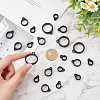 30Pcs 3 Style Silicone Pendant SIL-GF0001-19-4
