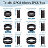 12Pcs 6 Styles 201 Stainless Steel Grooved Finger Ring Settings RJEW-TA0001-04EB-2