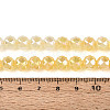 Anti-Tarnish Electroplate Glass Beads Strands GLAA-N064-8mm-03-2