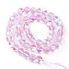 Synthetic Moonstone Beads Strands G-R375-8mm-B12-2