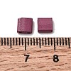 2-Hole Baking Paint Glass Seed Beads SEED-S023-17C-43-3
