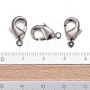 Brass Lobster Claw Clasps X-KK-903-B-NF-5
