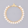 Natural Cultured Freshwater Pearl Pendants PALLOY-JF00414-01-1