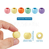 120Pcs 6 Colors Theaceae Wood Bead WOOD-CD0001-07-8