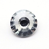 Glass Rhinestone Button BUTT-WH0015-21C-01-1