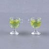 Resin Cup Pendants CRES-S359-11A-3