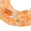 Heated Natural Citrine Beads Strands G-O170-113-7