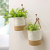 Woven Cotton Storage Baskets AJEW-WH20054-010A-5