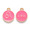 Alloy Enamel Pendants ENAM-S124-01A-03G-1