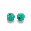 Opaque Acrylic Beads X-MACR-S370-C6mm-S036-2