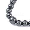 Non-Magnetic Synthetic Hematite Necklaces for Men NJEW-E107-03-2