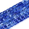 Crackle Transparent Glass Beads Strands GLAA-N062-4mm-03-1
