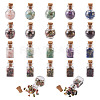 Glass Wishing Bottle Decorations AJEW-TA0017-19-2