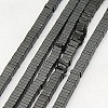 Electroplate Non-magnetic Synthetic Hematite Heishi Beads Strands G-J171B-4x4mm-03-1