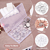 12Pcs 6 Styles 304 Stainless Steel Pendant Cabochon Settings STAS-TA0003-21-5