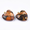 Assembled Bronzite and Imperial Jasper Pendants G-T111-04F-2