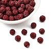Pave Disco Ball Beads RB-H258-8MM-208-1
