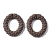 Spray Painted CCB Plastic Linking Rings CCB-Q091-011C-2