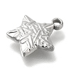 Ocean Theme Anti-Tarnish 304 Stainless Steel Pendants STAS-Z092-06P-07-2
