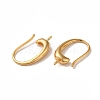 Rack Plating Brass Earring Hooks KK-G480-09G-2