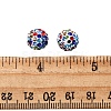 20Pcs Pave Disco Ball Beads RB-YW0001-01-5