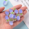 Transparent Enamel Acrylic Beads TACR-S155-002J-5