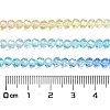 Transparent Painted Glass Beads Strands X1-DGLA-A034-T3mm-A13-3
