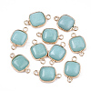Natural White Jade Links connectors G-S344-69D-1