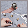 4Pcs 2 Colors Brass Beads KK-NB0004-34-3