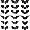 40Pcs 2 Style Demon Wing PU Leather Ornament Accessories FIND-GF0005-93C-1
