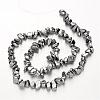 Electroplate Non-magnetic Synthetic Hematite Beads Strands G-F300-06-01-2